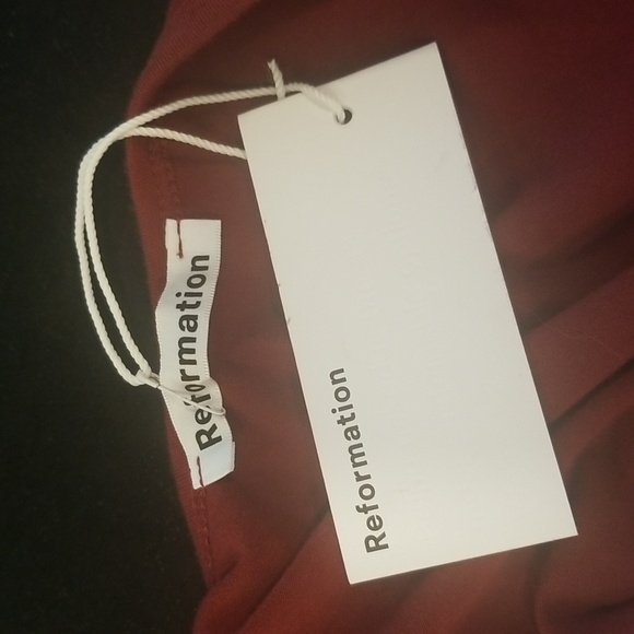 💕REFORMATION💕 Tyra Knit Dress ~ Chianti Small S NWT - Picture 12 of 15